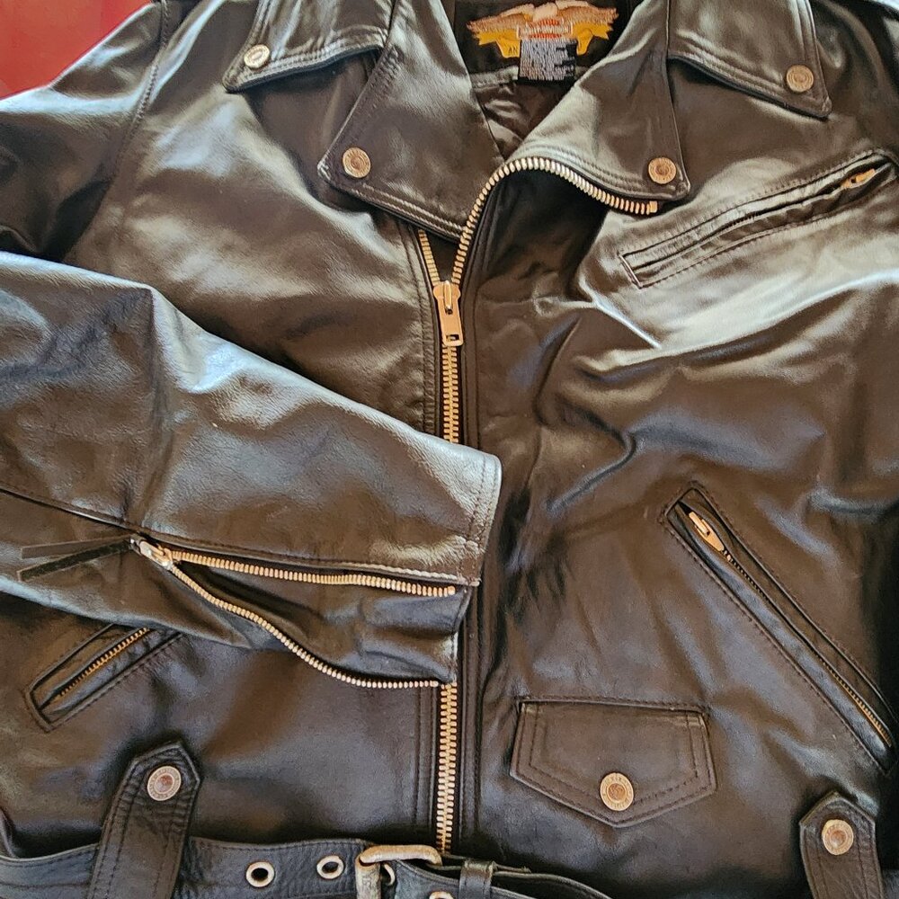 harley davidson biker jacket